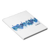 Kabul Afghanistan Skyline Blue Notizblock (angewinkelt)