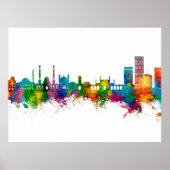 Kabul Afghanistan Skyline Poster (Vorne)