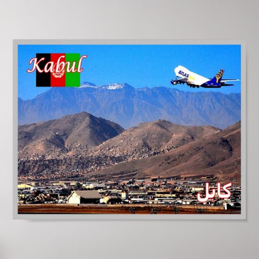 Kabul - Flughafen Poster (Vorne)