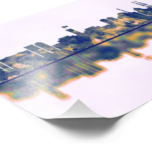 Kabul Skyline Fotodruck (Ecke)