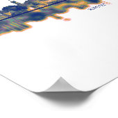 Kabul Skyline Poster (Ecke)