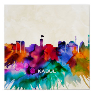 Kabul Skyline Poster