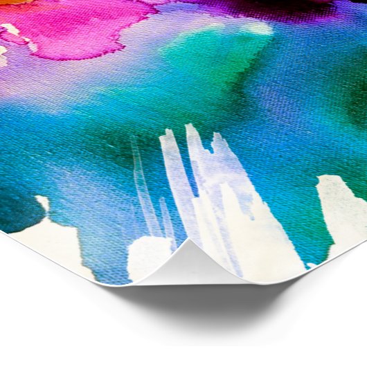 Kabul Skyline Poster (Ecke)