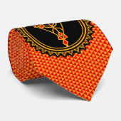 KABYLE-AMAZIGH-MOTIV KRAWATTE (Gerollt)