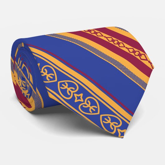 KABYLE-AMAZIGH-MOTIV-KRAWATTE-SYMBOL KRAWATTE (Gerollt)