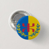 Kabylie-Flaggschiff Button (Vorne & Hinten)