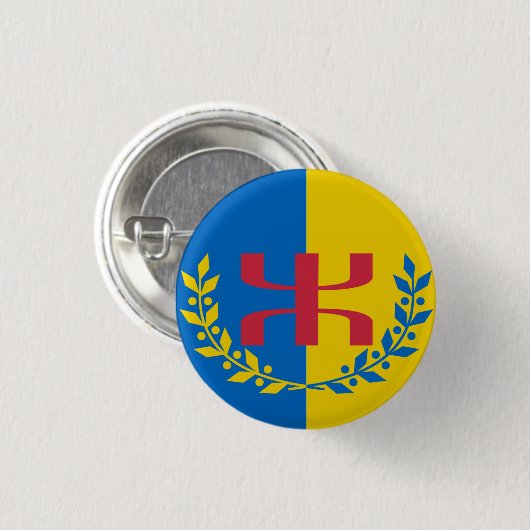 Kabylie-Flaggschiff Button (Vorne & Hinten)