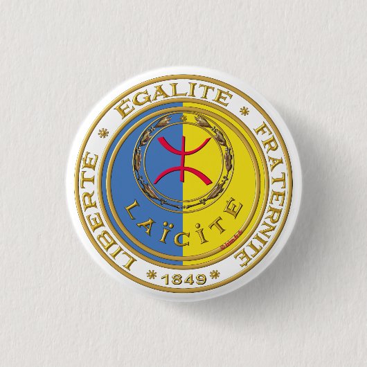 kabylie laicité button (Vorderseite)