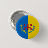 kabylische Fahne Button (Vorne & Hinten)