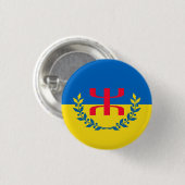 Kabylischer persönlicher Freifahrausweis mit Button (Vorne & Hinten)