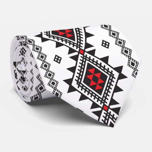 Kabylmuster Krawatte (Gerollt)