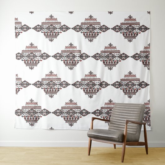 Kabylmuster Wandteppich (Beispiel (Horizontal))