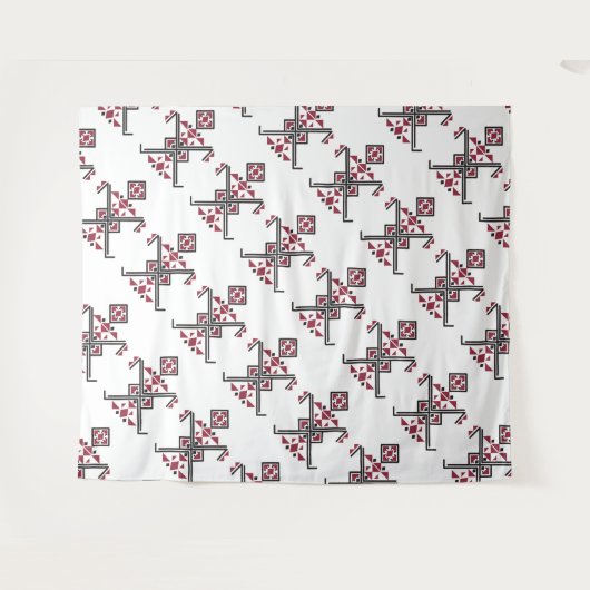 Kabylmuster Wandteppich (Vorderseite (Horizontal))