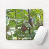 Kacao Tree, Kauai, Hawaii Mousepad (Mit Mouse)