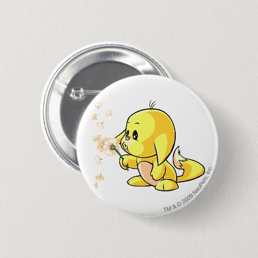 Kacheek Gelb Button (Vorne & Hinten)
