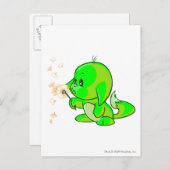 Kacheek Glows Postkarte (Vorne/Hinten)