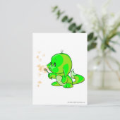 Kacheek Glows Postkarte (Stehend Vorderseite)