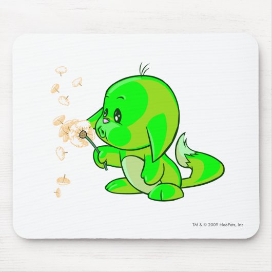 Kacheek Glühen Mousepad (Vorne)