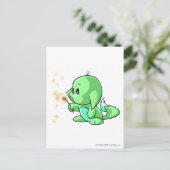 Kacheek Green Postkarte (Stehend Vorderseite)