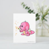 Kacheek Pink Postkarte (Stehend Vorderseite)