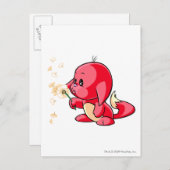 Kacheek Red Postkarte