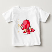 Kacheek Rot Baby T-shirt (Vorderseite)