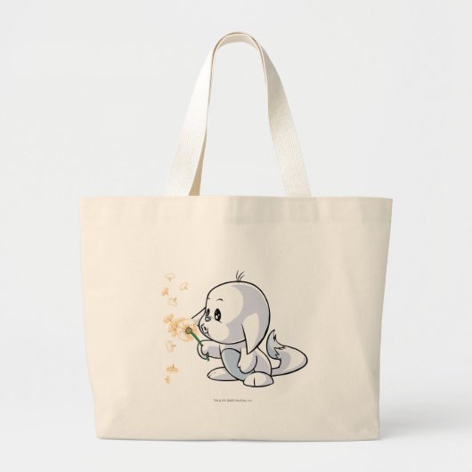 Kacheek Weiß Jumbo Stoffbeutel (Vorne)