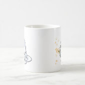 Kacheek Weiß Kaffeetasse (Mittel)