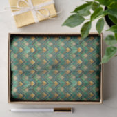 Kachel-Art-Deco-Muster Seidenpapier (Geschenk)
