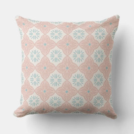 Kachel casablanca Grafik in rosa Pastellmuster Kissen