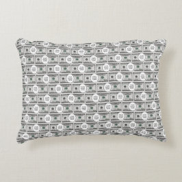 Kachel Design mit Ihrem Bild auf 100-Dollar-Bilder Dekokissen