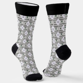 Kachel-Design mit Ihrem Bild auf 100-Dollar-Bilder Socken