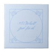 Kachel Fliesen Bayrisch Bayerisch Bairisch (Vorderseite)