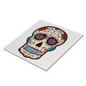 Kachel Mexikanischer Totenkopf (Seite)
