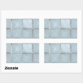 kachel rechteckiger aufkleber (Blatt)