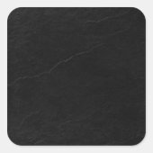 Kachelaufkleber-schwarze Schieferquadrate Quadratischer Aufkleber (Vorderseite)