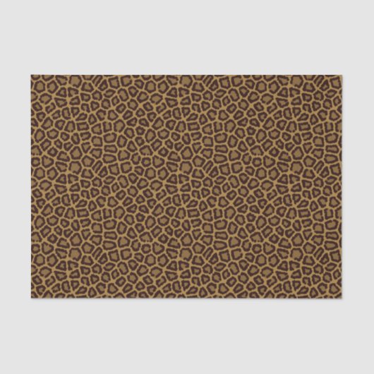 Kachelhintergrund mit Leoparden Seidenpapier (Vorderseite)