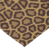 Kachelhintergrund mit Leoparden Tischdecke (Schrägansicht)