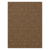 Kachelhintergrund mit Leoparden Tischdecke (Vorderseite)