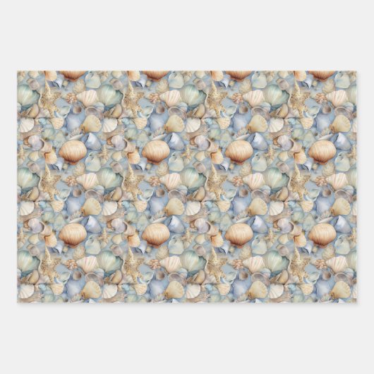 Kachelmuster aus niedlichem Party Geschenkpapier Set (Vorderseite 3)