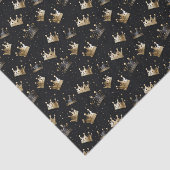 Kachelmuster der coolen Prinzenkrone Seidenpapier (Ausschnitt)