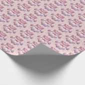 Kachelmuster für niedliche Mädchen Geschenkpapier (Ecke)