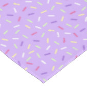 Kachelmuster Party lila Tischdecke (Schrägansicht)