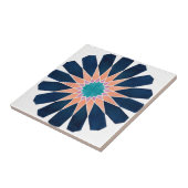 Kacheln aus Alhambra, bunte Blume (Seite)