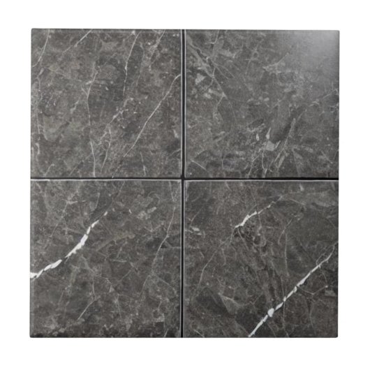 Kacheln aus schwarzem Marmor, Keramik (Vorderseite)