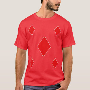 Kacheln Diamanten Anzug Spiel d Symbol T-Shirt