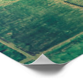 Kacheln Keramik im Hintergrund Poster (Ecke)
