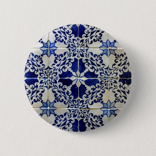 Kacheln, Portuguese Tiles, Button (Vorderseite)