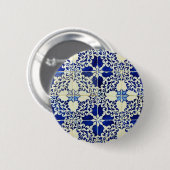 Kacheln, Portuguese Tiles, Button (Vorne & Hinten)
