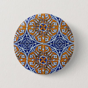 Kacheln, Portuguese Tiles, Button